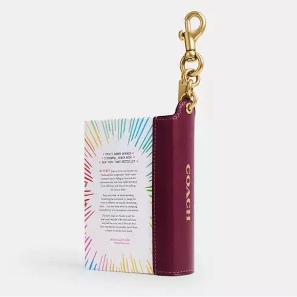 🌞📚🌞 COACH  I’LL GIVE YOU THE SUN BY JANDY NELSON BOOK BAG CHARM 🌞📚🌞 NWT 🌞📚🌞 - Picture 9 of 16